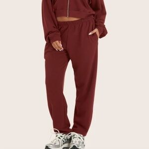 Set Active Lightweight Sweats Classic Pocket Sweatpants Trail Sz L NWOT